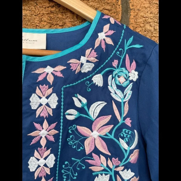 LaBellumHillary ScottLong Sleeve EmbroideredJacket - Picture 7 of 14